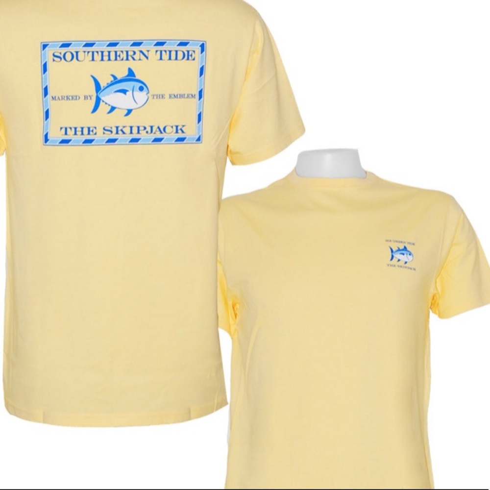Southern tide, light yellow T-shirt